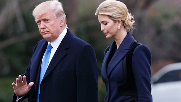 Ivanka has been by her father's side since the election.