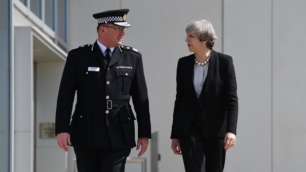 Prime Minister Theresa May meets Manchester Police Chief Constable Ian Hopkins on Tuesday.
