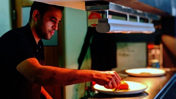 Adiityaa Sangwan in his kitchen.