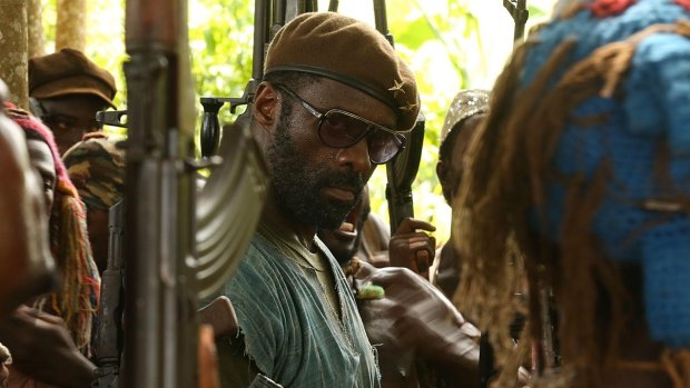 Idris Elba in <i>Beasts of No Nation</i>.