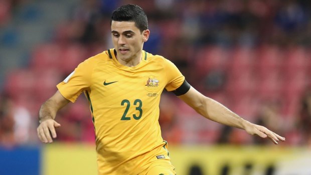 Sidelined: Tom Rogic won't be fit for the Socceroos' World Cup qualifiers in March.