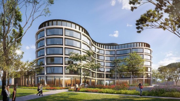ACT head of planning, Dorte Ekelund, said the curved design of the building and the extensive landscaping meant the seven-storeys did not overwhelm the block.