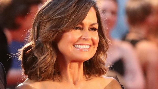 Today host Lisa Wilkinson at the 59th Annual Logie Awards on Sunday.