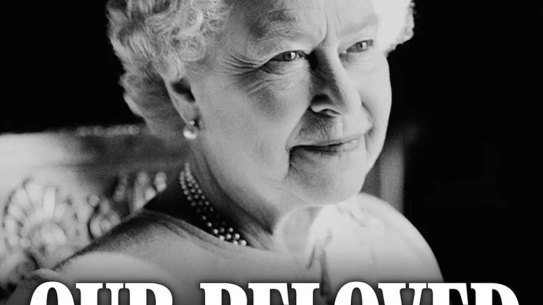 UK newspaper front pages (page 1). Daily Express. Death of Queen Elizabeth II. September 2022. Image supplied.