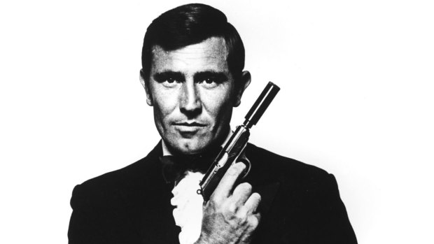 George Lazenby as 007. Photo: ScreenSound Australia