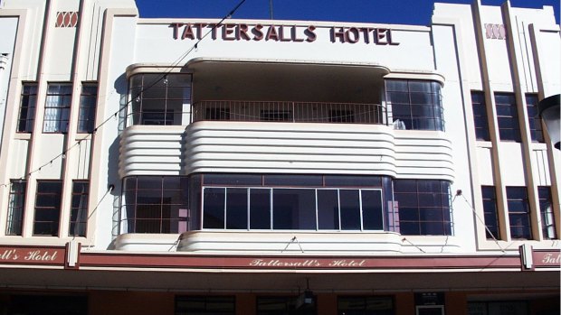 Alleged visit: The Tattersalls Hotel in Armidale. 