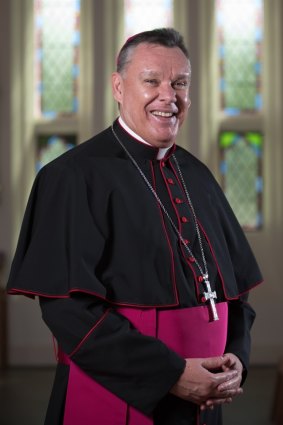 Most Reverend Timothy Harris of the Catholic Diocese of Townsville, who has expressed concern about "projected mega-mining developments across Queensland, especially the Galilee Basin". 