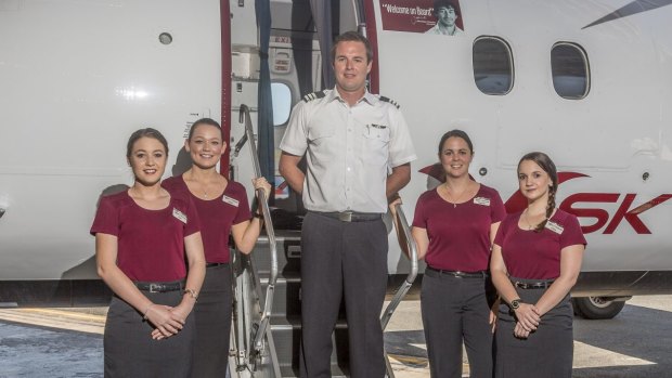 The new Skytrans has re-employed some of the airline staff who lost their jobs when the original Skytrans collapsed.