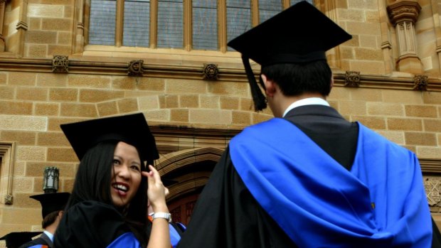 Employers are far more happy with graduates from smaller universities than those from the bigger "group of eight" institutions.