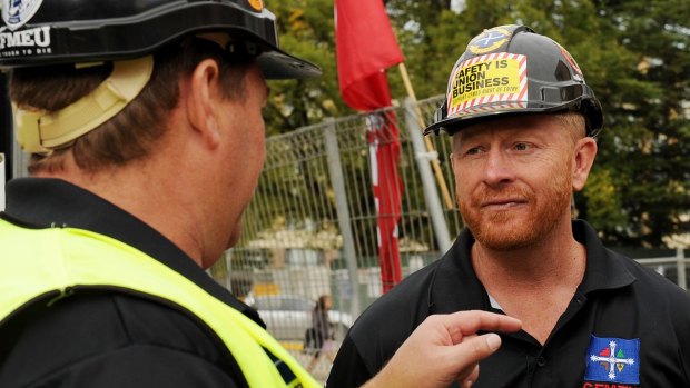CFMEU ACT Branch secretary Dean Hall defends the union's charity arm against findings of the royal commission.