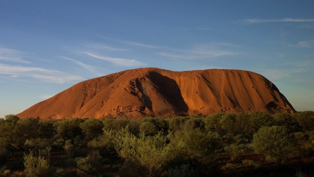 Top of the list: Sunset at Uluru.