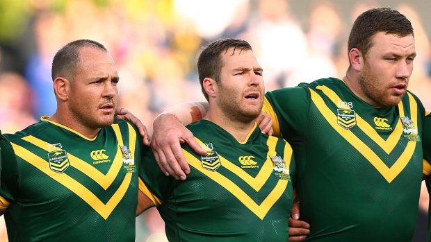 Not Wallabies quality: The Kangaroos forward pack wouldn't displace any current Wallaby.