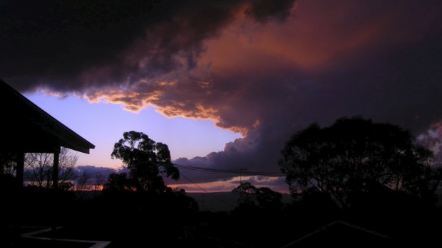 A severe storm warning is in place for the ACT on Friday. 
