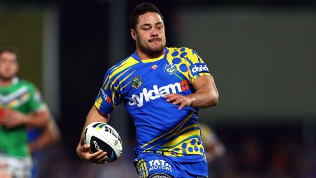 NRL interest in deal:  Jarryd Hayne during his playing days with Parramatta.