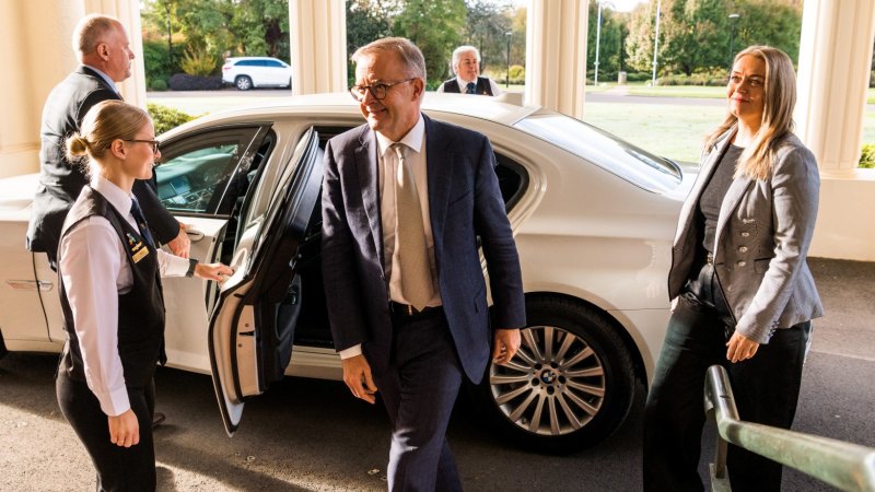 Albanese's first day as PM