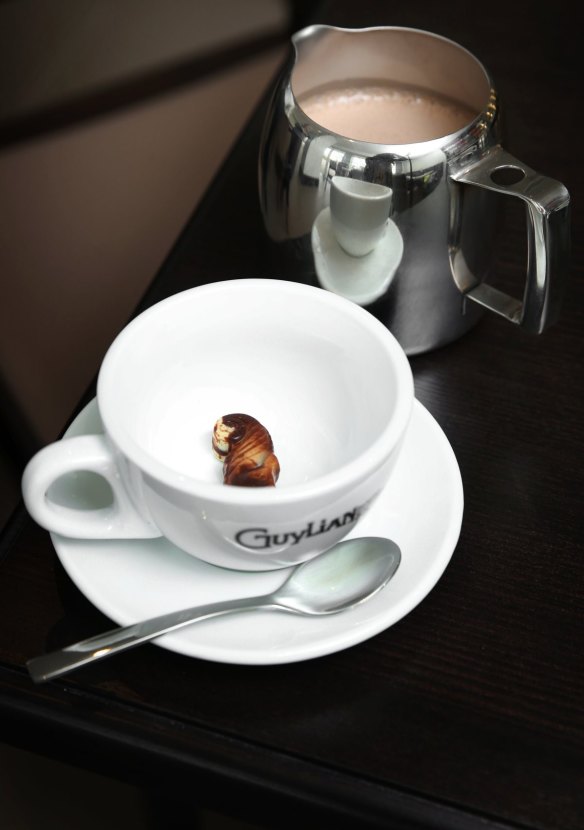 Guylian's signature hot chocolate.