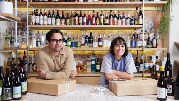 Siblings Paul and Jess Ghaie describe A Wine Service as an extension of the informal in-store service offered at Blackhearts & Sparrows.