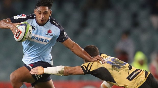 Damp start: The wet weather kept Waratahs fans at home in round one of the Super Rugby season. 
