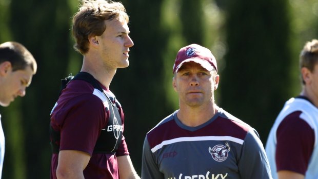 In the spotlight: Daly Cherry-Evans and Geoff Toovey.
