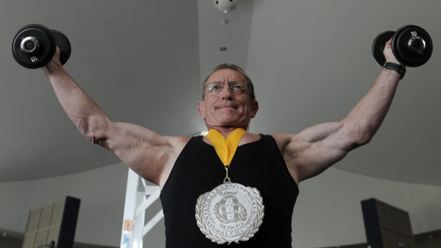 Six-time Mr Olympia winner Harry Haureliuk is Canberra's Arnold Schwarzenegger. 