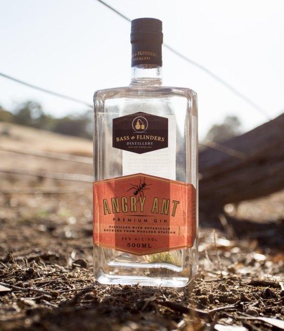 Bass and Flinders' Angry Ant Gin: Western Australian ants infuse the subtle flavour.