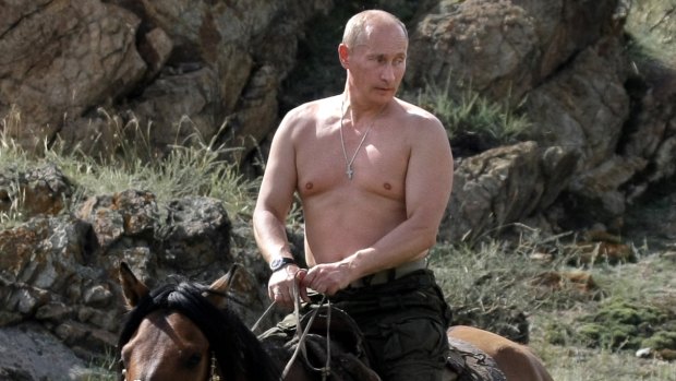 Russian President Vladimir Putin is free to display his nipples ...