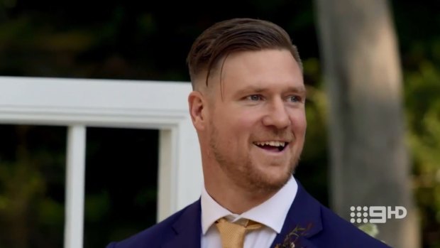 Dean upon seeing Tracey walk down the aisle on MAFS.