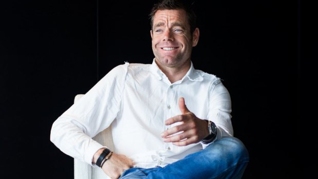 Sitting back: Cadel Evans is finding retirement is not too much of a stretch.