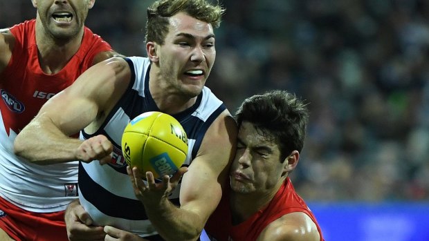 Geelong's Jackson Thurlow may be just the man the Bulldogs need.