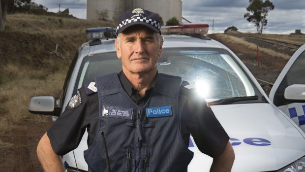 Leading Senior Constable Ray Stomann has worked as a sole policeman at the Boort Police Station for the last 27 years who has received the Australian Police Medal.