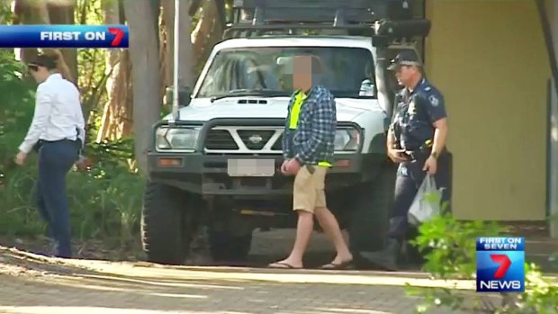 A man has been charged after he allegedly attacked a vehicle with a knife at Rainbow Beach.