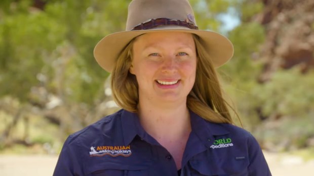 Anna Dakin is a tour guide and cook on the Larapinta Trail with Australian Walking Holidays, which runs remote walking tours in the Red Centre and across Australia. See 