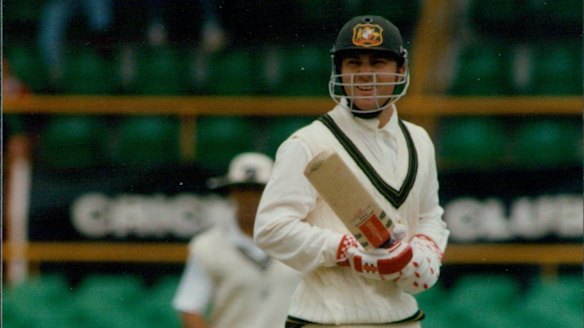 Weighing in: Former test openers Michael Slater (pictured) and Ed Cowan have clashed on air over the Cricket Australia pay stoush.