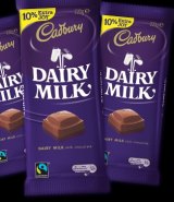 Cadbury has a total market share in chocolate of 50 per cent in Australia. 