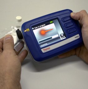 The TruNarc drug analysis device can detect the active ingredient in drugs in minutes.