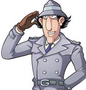 Inspector Gadget doffs his hat