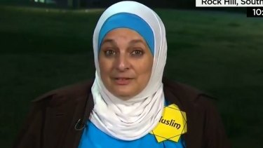Rose Hamid, protester, interviewed on CNN.