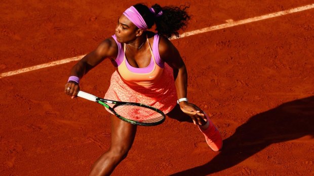 Back from the brink: Serena Williams.