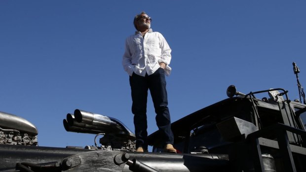 Contender: production designer Colin Gibson atop the War Rig from <i>Mad Max: Fury Road</i>.