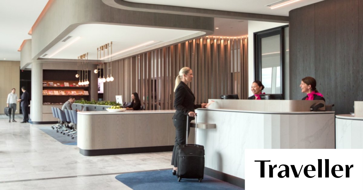 Upgraded Qantas Club and business domestic lounges at Melbourne Airport