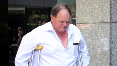 Former Botany Bay Council CFO Gary Goodman leaves an ICAC hearing in March last year.