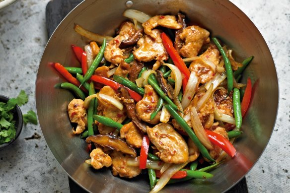 Serve this spicy chicken stir-fry with rice or noodles.