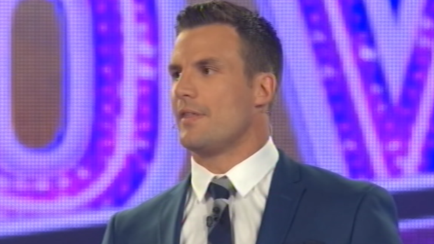 Beau Ryan addressing cheating accusations on <i>The Footy Show</i>.