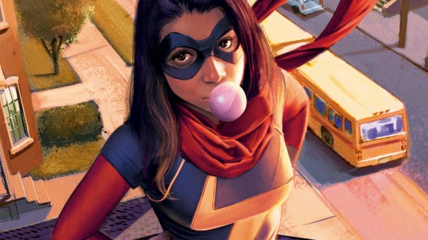 Kamala Khan, the Pakistani-American and Muslim teenager who is Ms Marvel. 