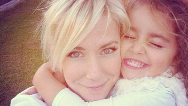 Sally Faulkner with daughter Lahela, 6.