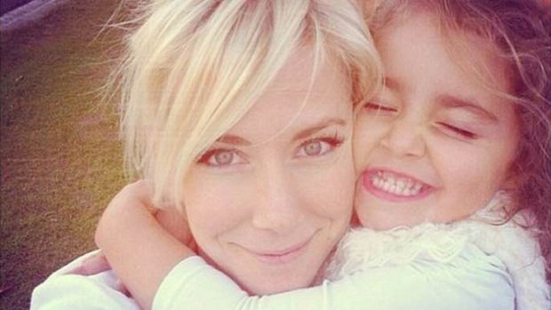 Sally Faulkner with daughter Lahela, 6.