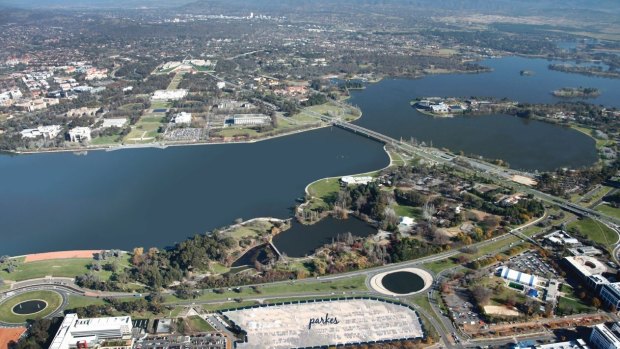 Dead and buried?: There seems to be little left of the grand vision to link Canberra's city to lake front.