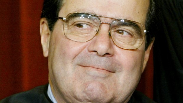 US Supreme Court Justice Antonin Scalia in 1986.