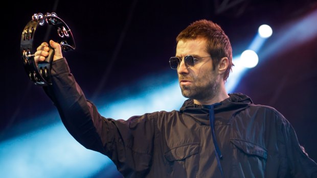 Ever the rock star, former Oasis frontman Liam Gallagher constantly checked in with the sound desk, playfully heckled a Manchester United fan and dedicated a song to Albert Einstein.