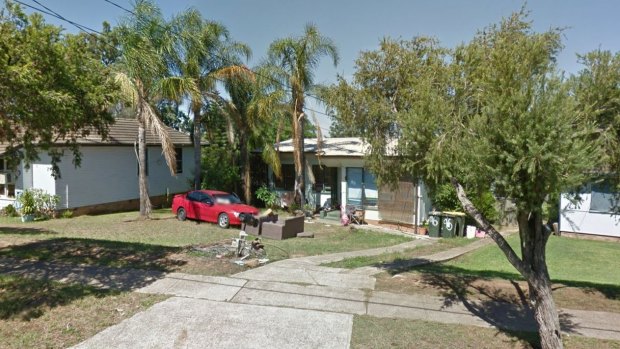 Police raided this home in Kennedy Parade, Lalor Park, on Wednesday.